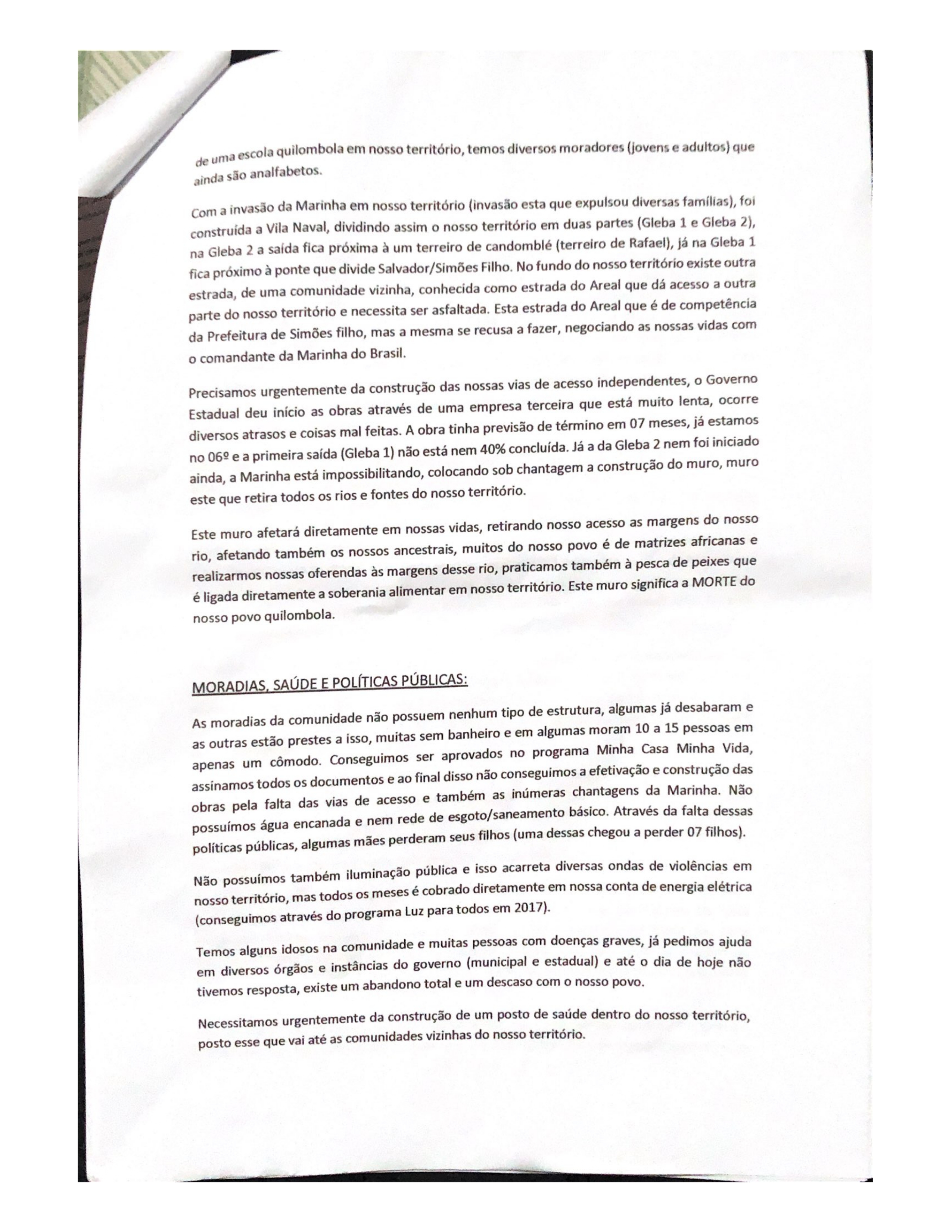 documento lula