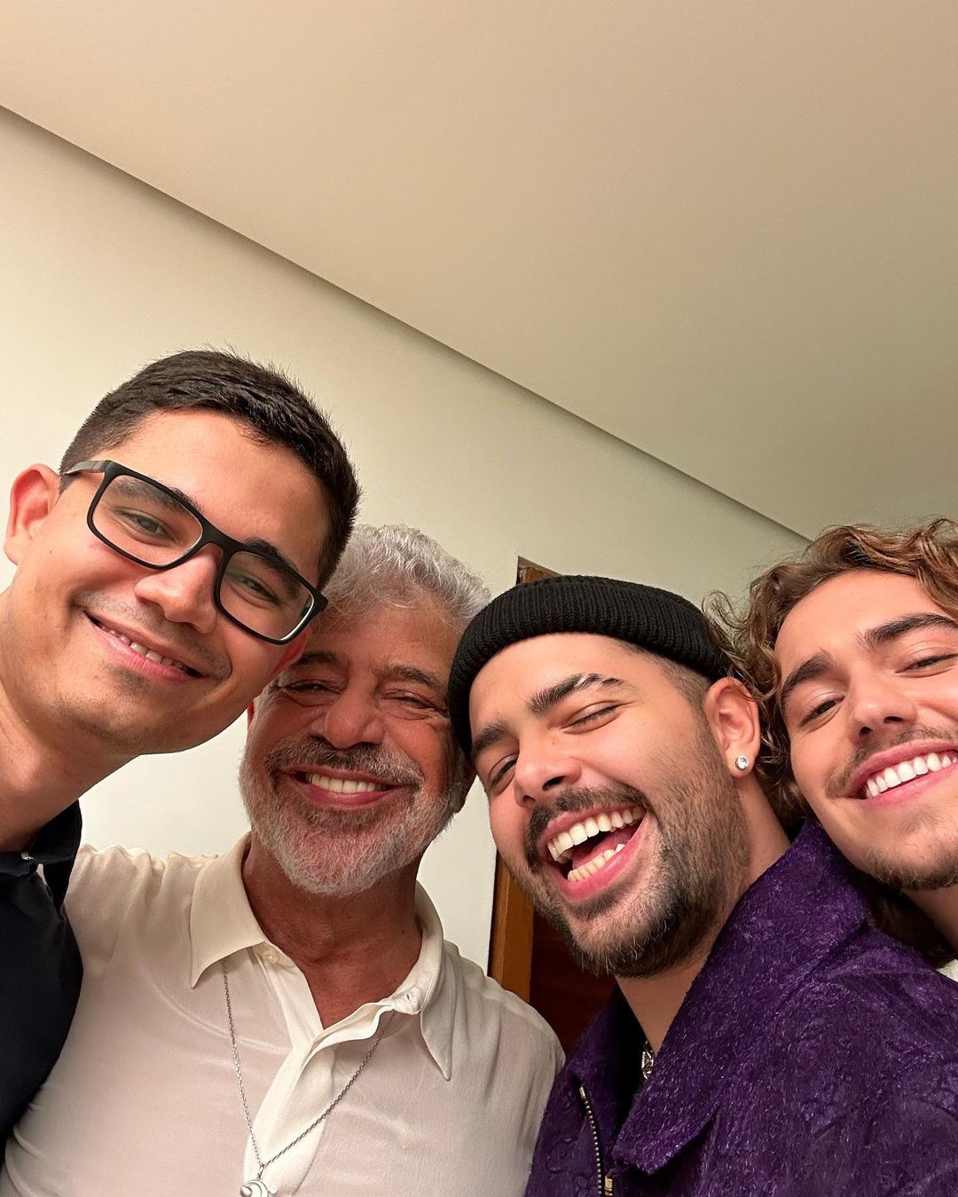 Pedro Sampaio, Henrique Mainke, Lulu Santos e Clebson Teixeira