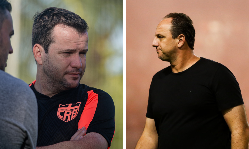 Daniel Paulista (CRB) e Rogério Ceni (Bahia)