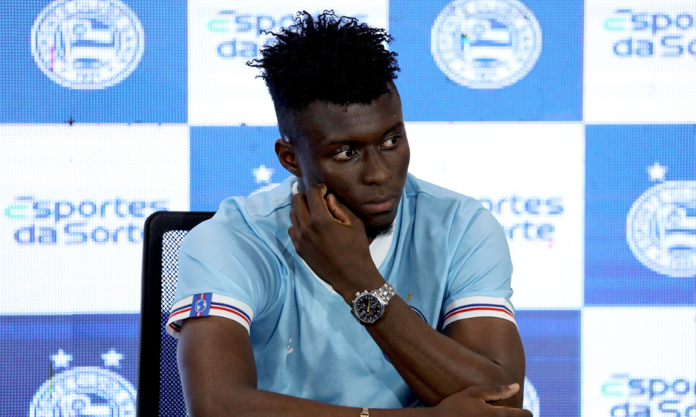 Chávez quando foi apresentado pelo Bahia 2023