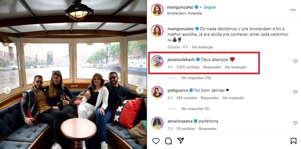 comentário de jonas