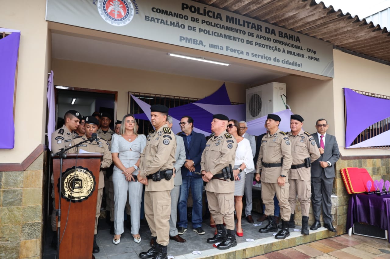 PM inaugura sede do Batalhão de Proteção à Mulher