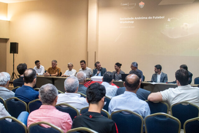 Primeiro Workshop sobre a SAF do Vitória, realizado em novembro de 2024