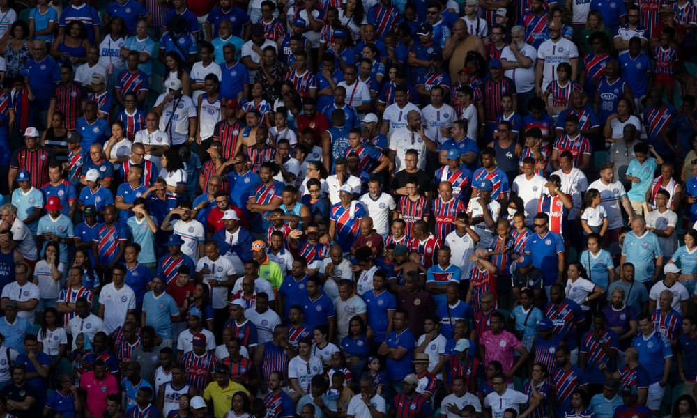Torcedores do Bahia na Arena Fonte Nova