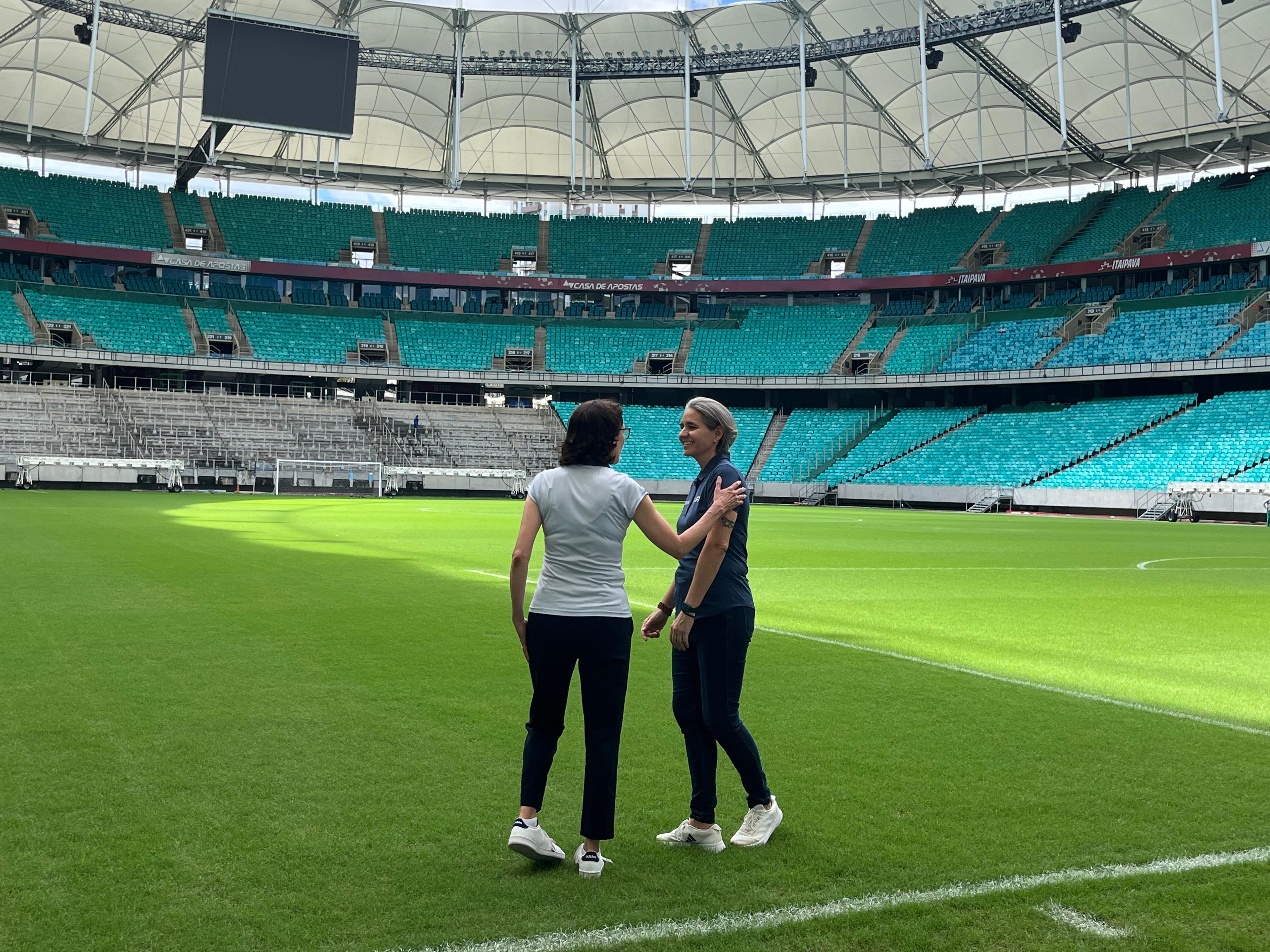 Visita da FIFA à Casa de Apostas Arena Fonte Nova