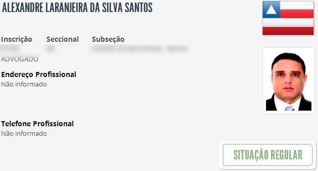 Alexandre Laranjeira da Silva Santos/ reprodução