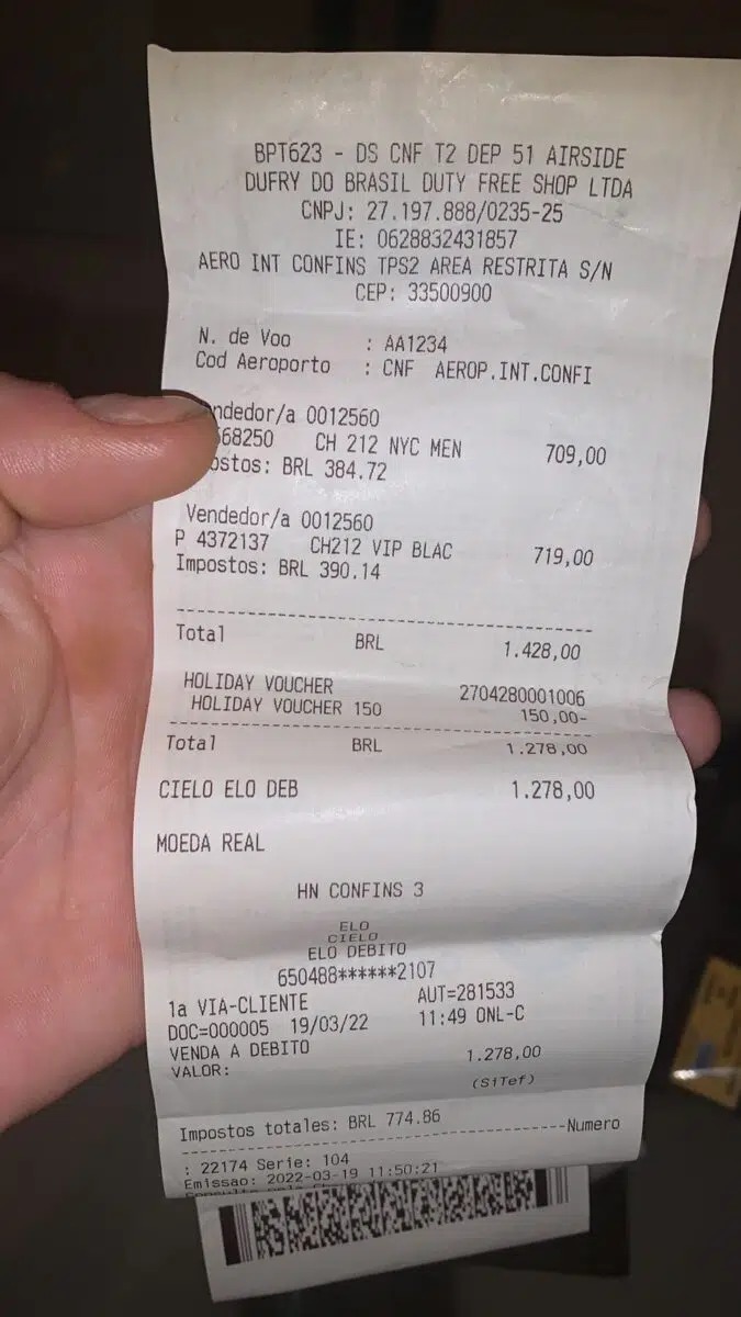 nota fiscal