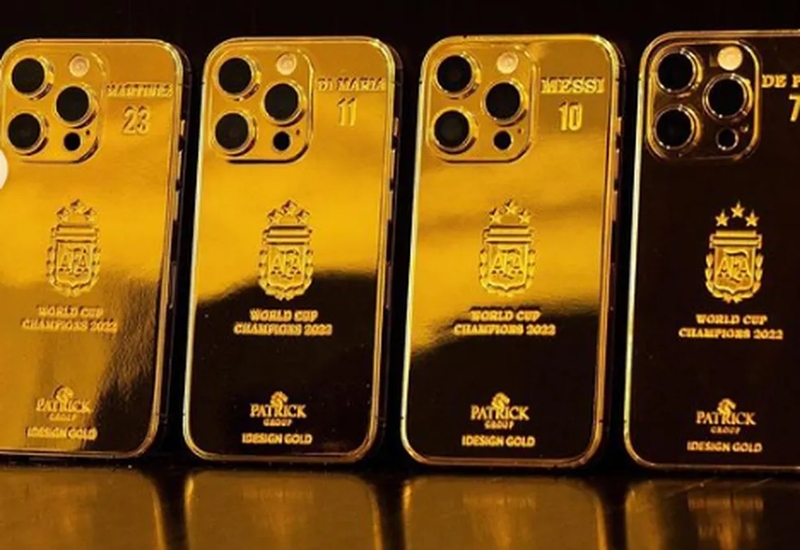 O craque da Argentina, Lionel Messi, foi premiado junto aos demais jogadores com objetos valiosos. Foto: Reprodução/Instagram
