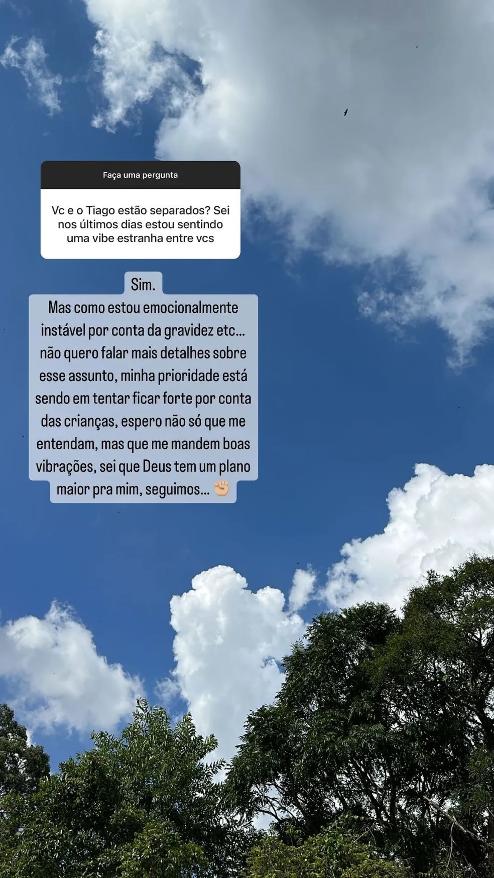 pronunciamento mulher de projota 