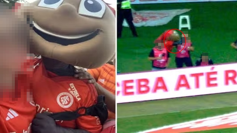 Mascote foi expulso do Internacional. Foto: Polícia Civil/Divulgação