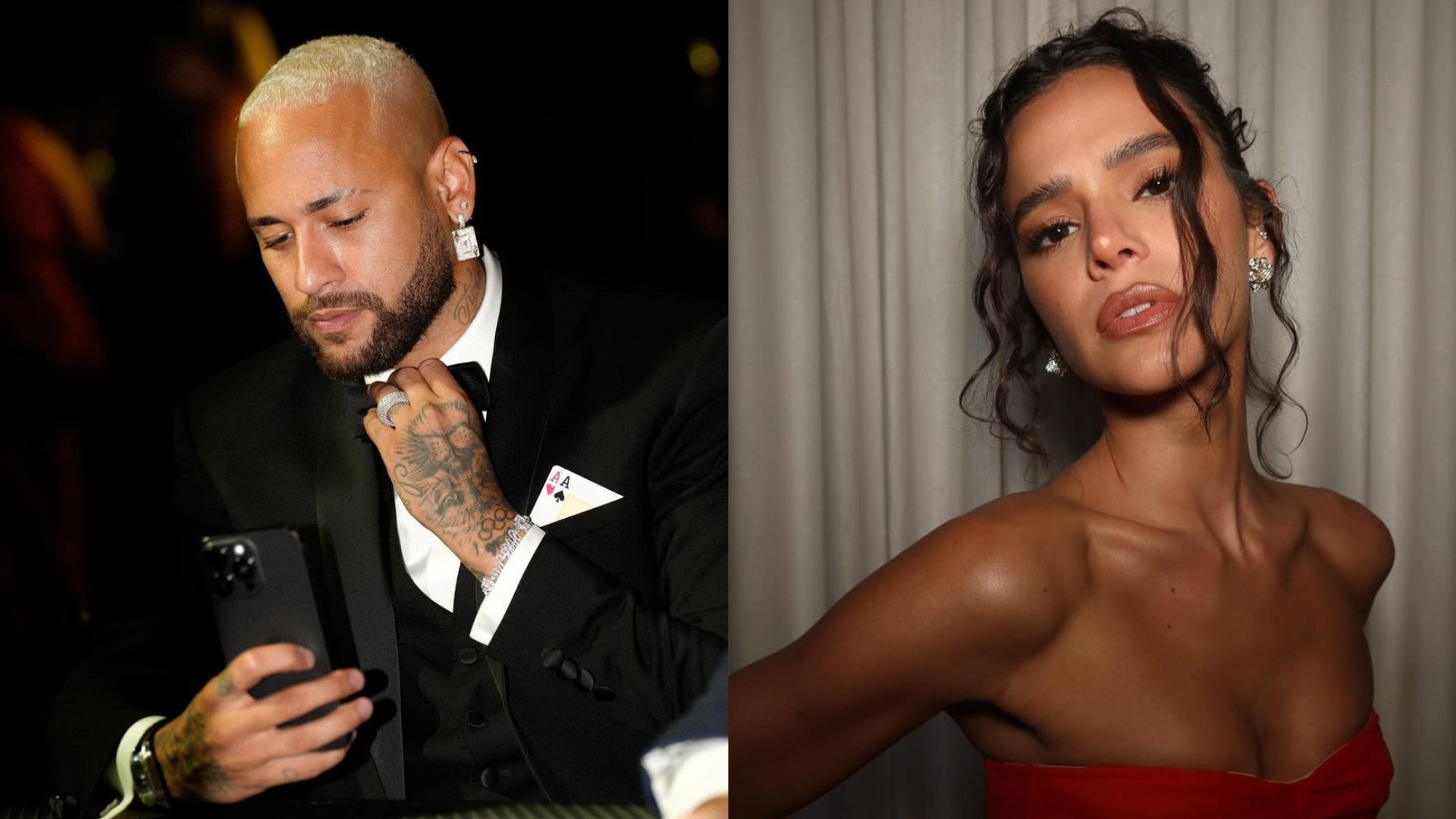 Bruna Marquezine e Neymar agitam web ao visitarem mesma galeria nos EUA;  veja foto