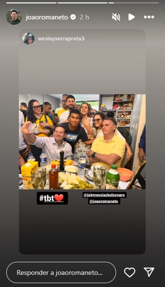 Reprodução das redes sociais