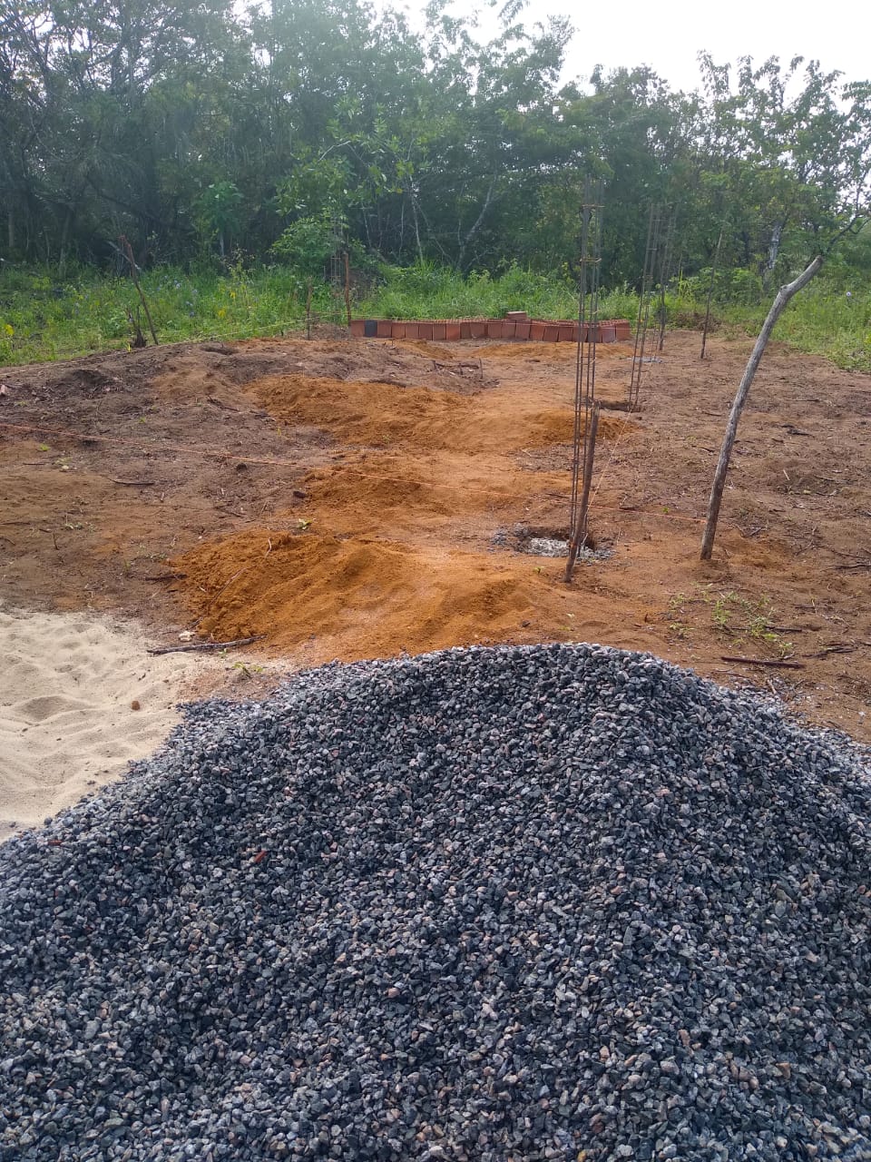 A construção no lote 19