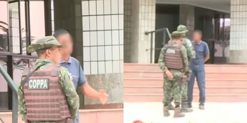 homem preso suspeito estupro enteada
