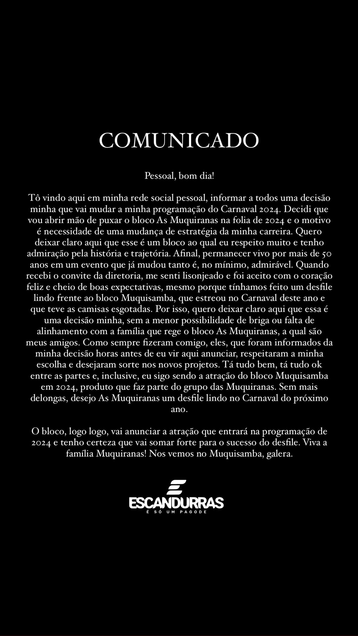 comunicado