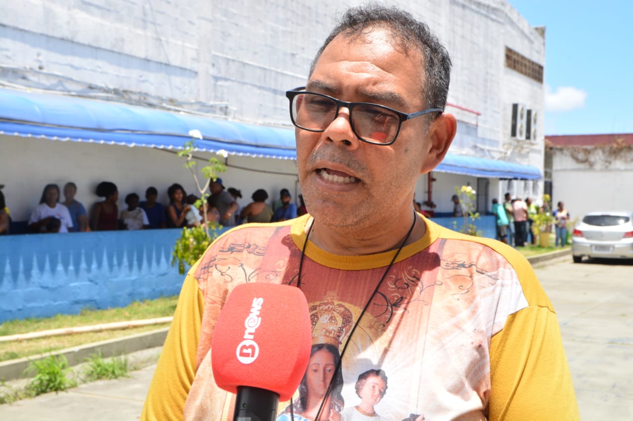 Padre Jorge Brito, da Paróquia Nossa Senhora Auxiliadora (Foto: Joilson Cezar/BNews)