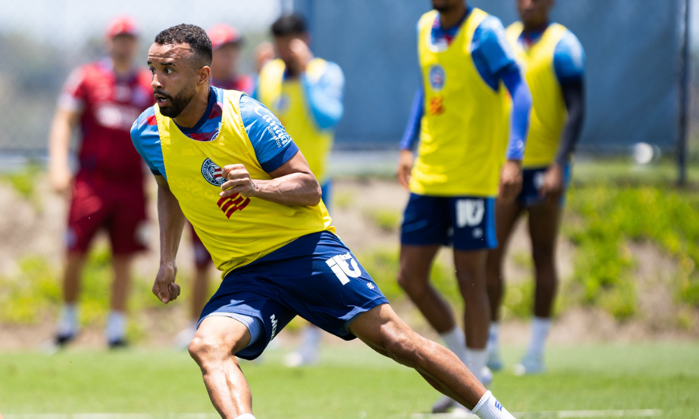 Caio Alexandre durante treino do Bahia