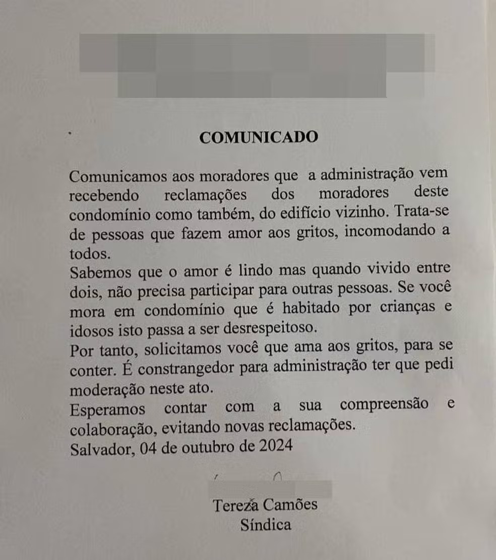 reprodução comunicado