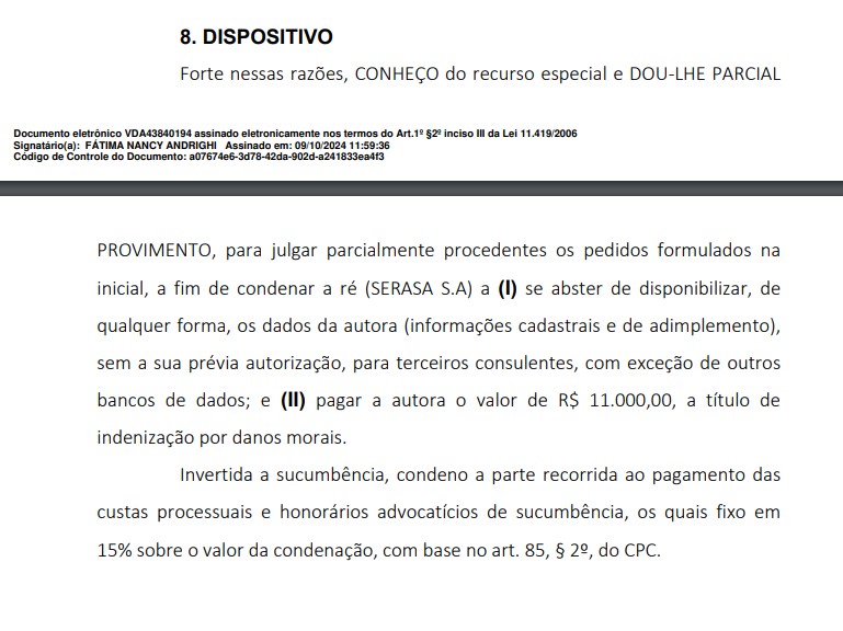 Decisão STJ