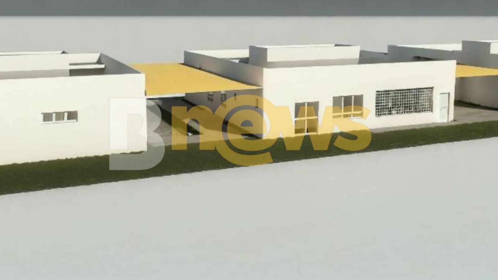 Divulgação de imagens de prédios do novo CT do Vitória