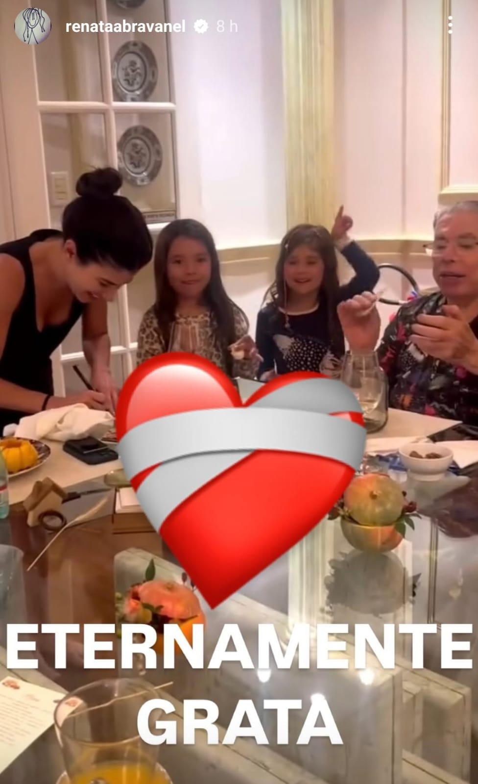 Renata Abravanel e Silvio Santos 