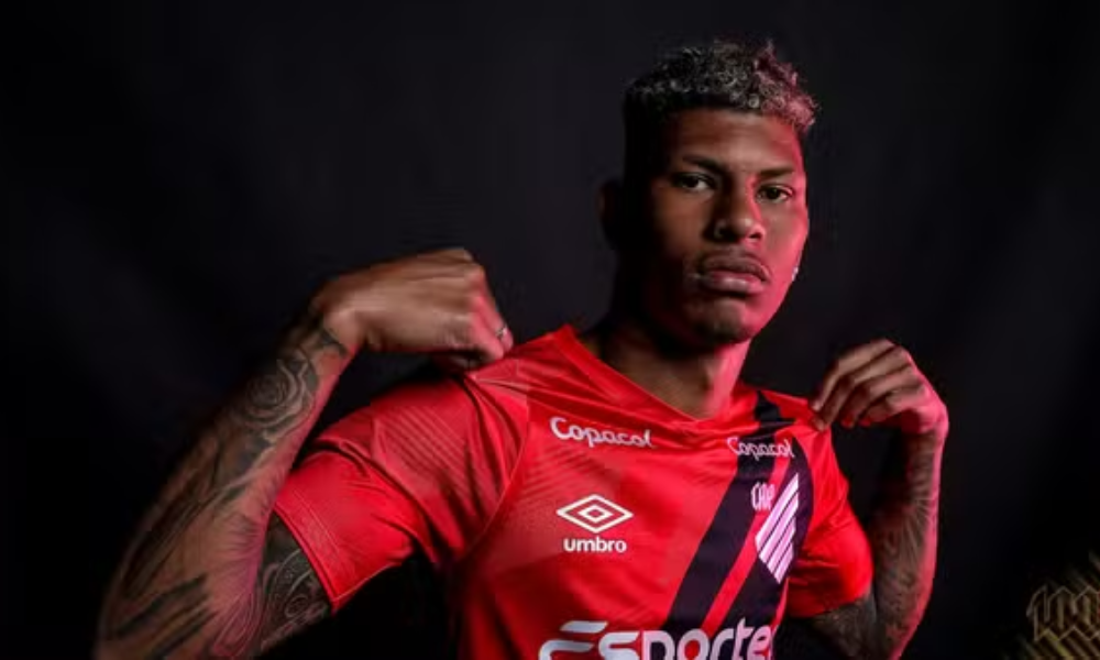 Marcos Victor, durante apresentação ao Athletico