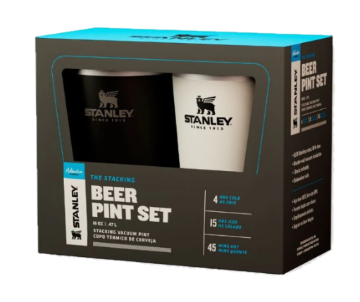 Kit com 2 copos térmicos Stanley