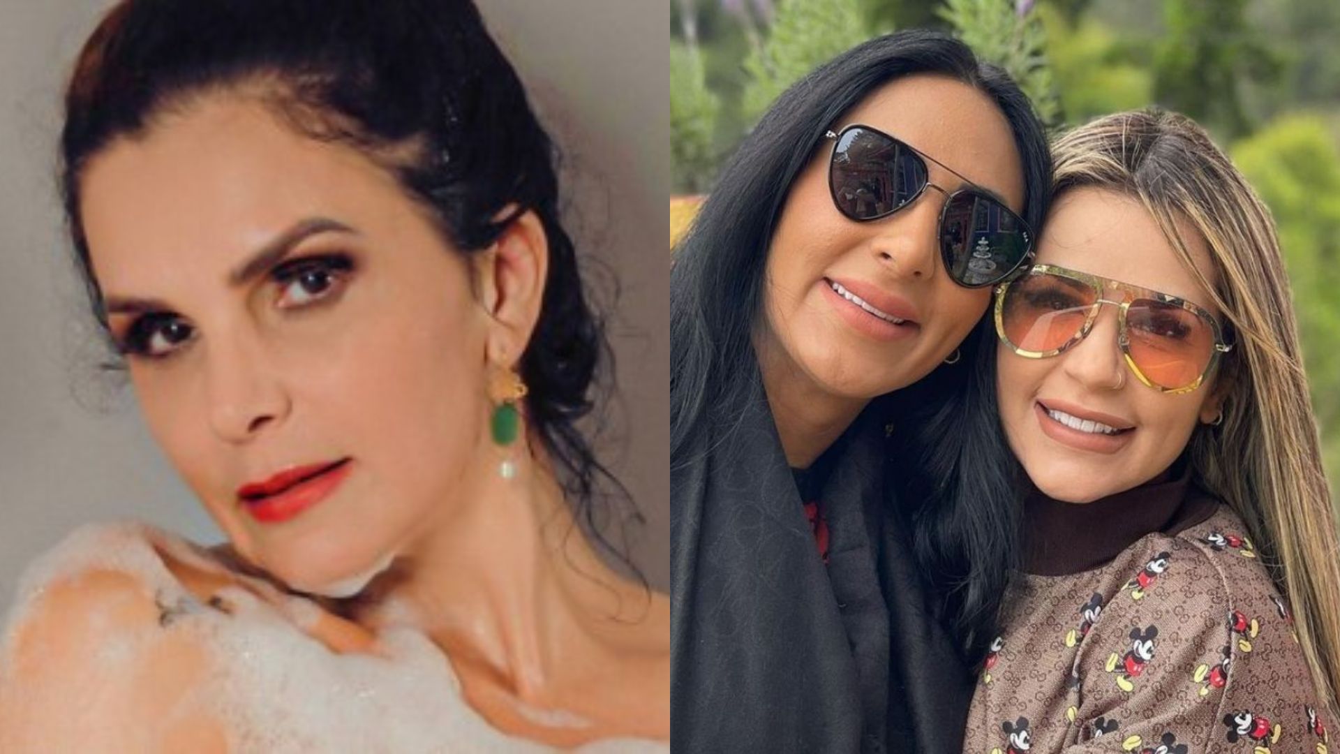 V&iacute;deo: Luiza Ambiel 'quebra o pau' e quase sai no tapa com irm&atilde; de Deolane  Bezerra