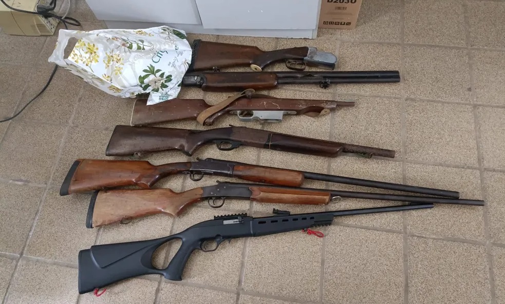 Armas apreendidas durante operação - Reprodução - Polícia Civil de Alagoas 
