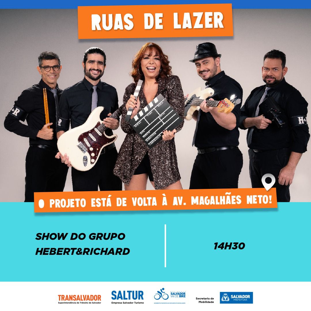 Card de divulgação do grupo Hebert&Richard - A partir das 14h30