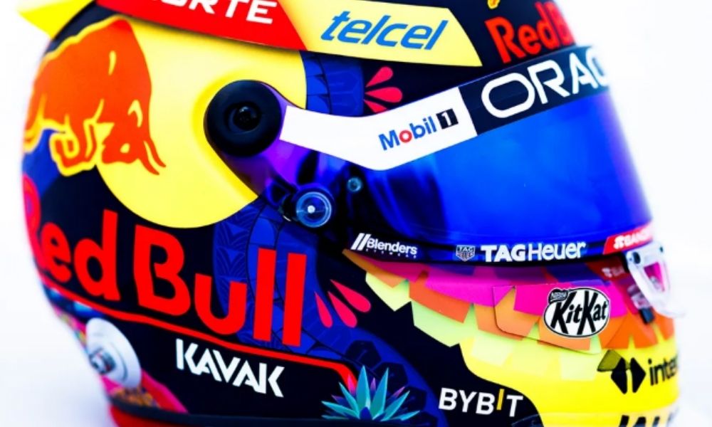Capacete Sergio Pérez