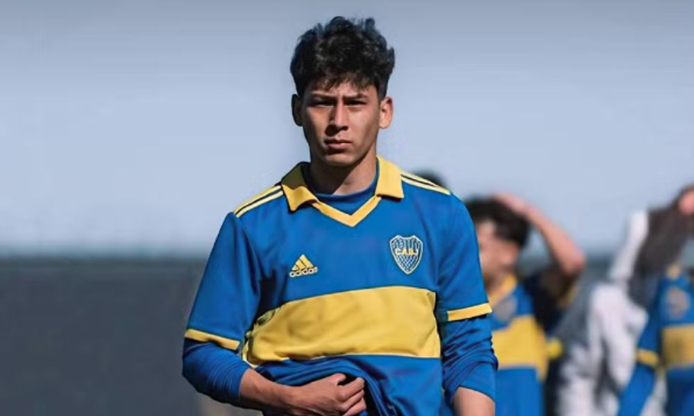 Foto do jogador Luka Andrade, do Boca Juniors