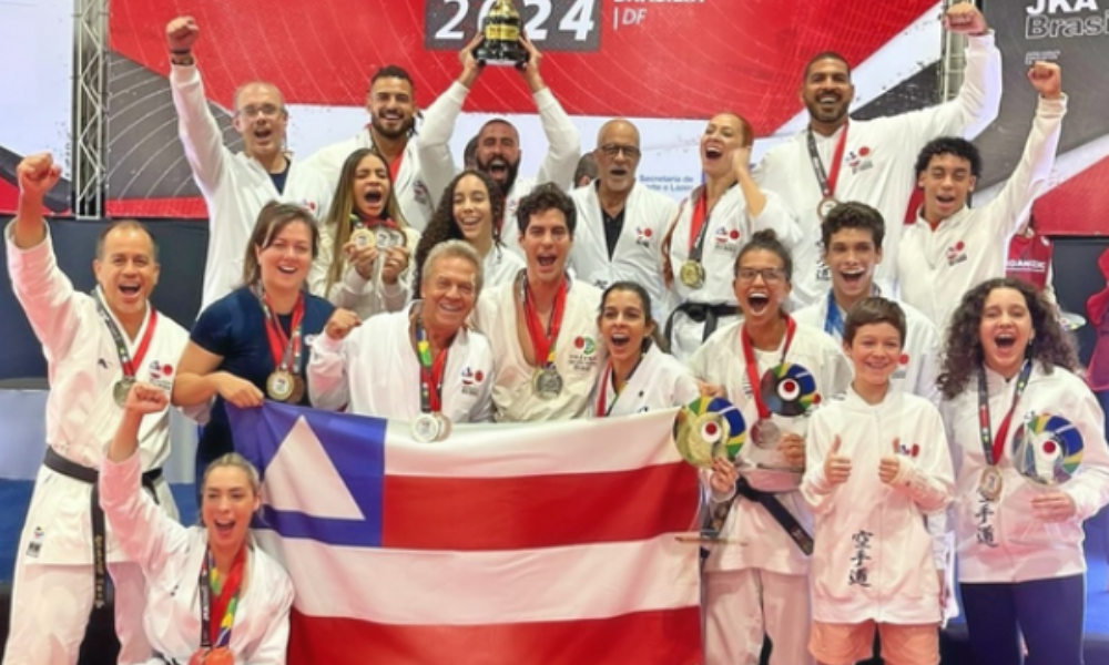 Representantes baianos que vão disputar o Mundial de Karatê, no Japão