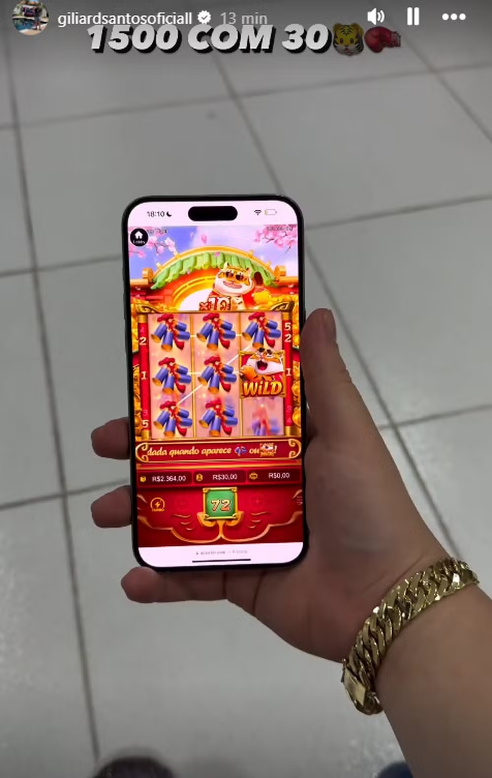 Filho de Deolane Bezerra Bezerra faz 'publi' de jogos de apostas — Foto: Reprodução/Instagram