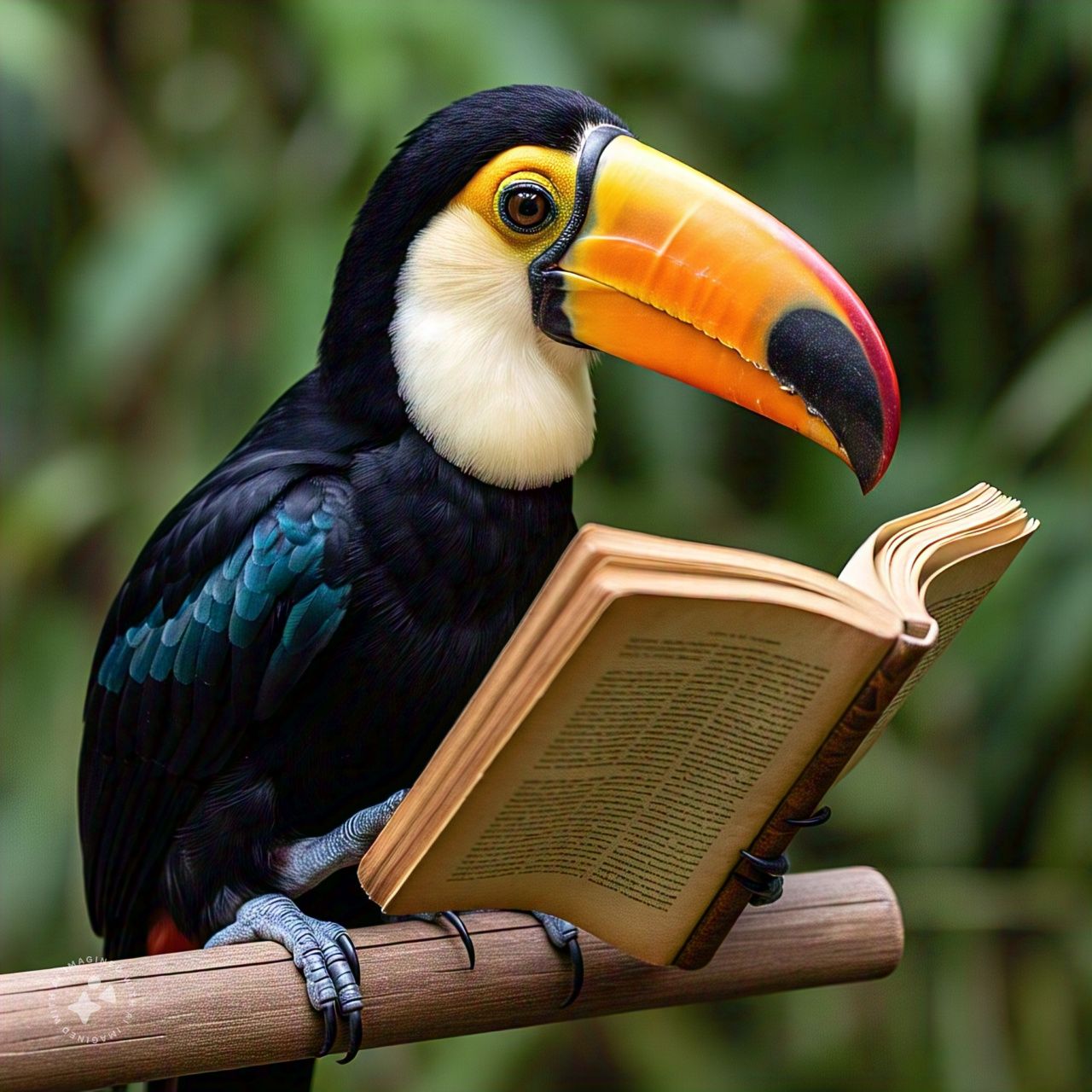 tucano lendo IA