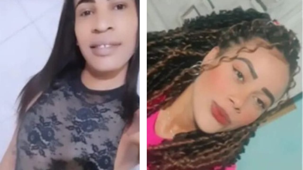 Vítimas do tiroteio no interior da Bahia. À esquerda Priscila e à direita Beatriz