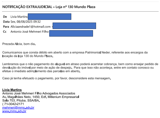 Notificação extrajudicial