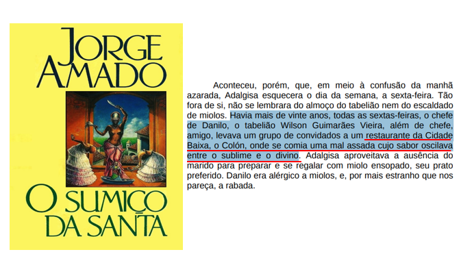 O Sumiço da Santa (Jorge Amado)