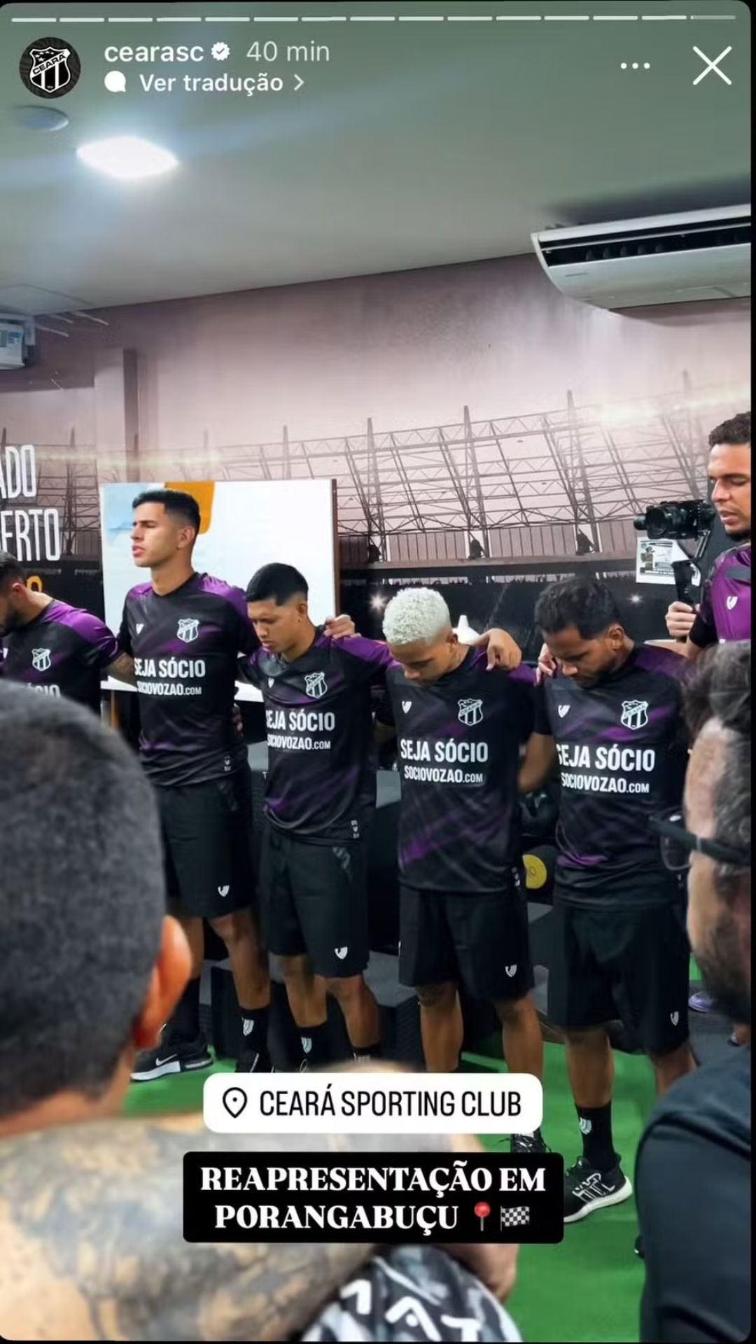 Erick Pulga em reapresentação no Ceará - Reprodução/Redes Sociais