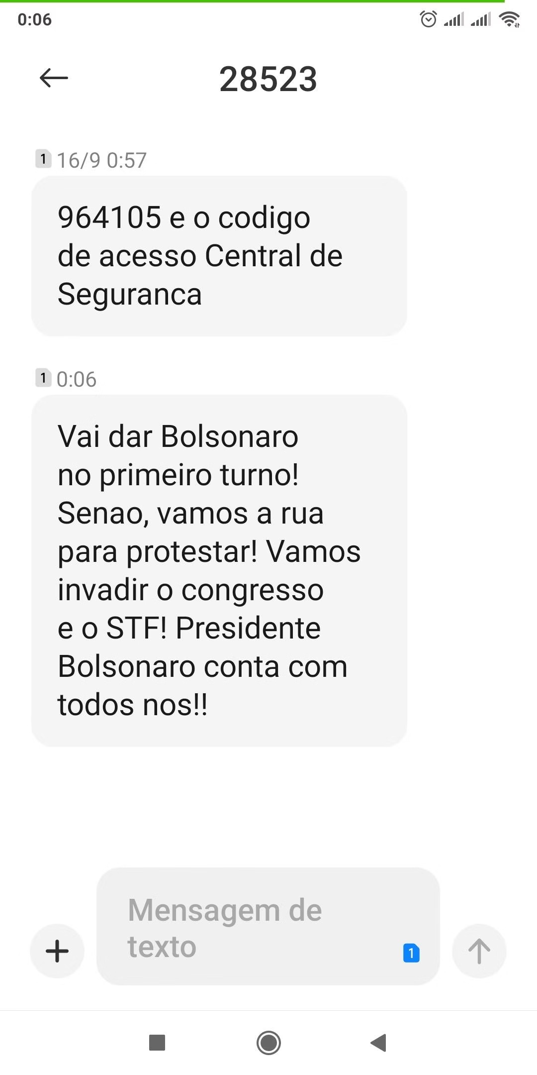 mensagens bolsonaristas paraná detran