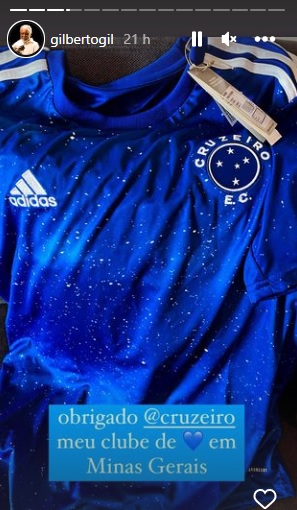 Camisa do cruzeiro