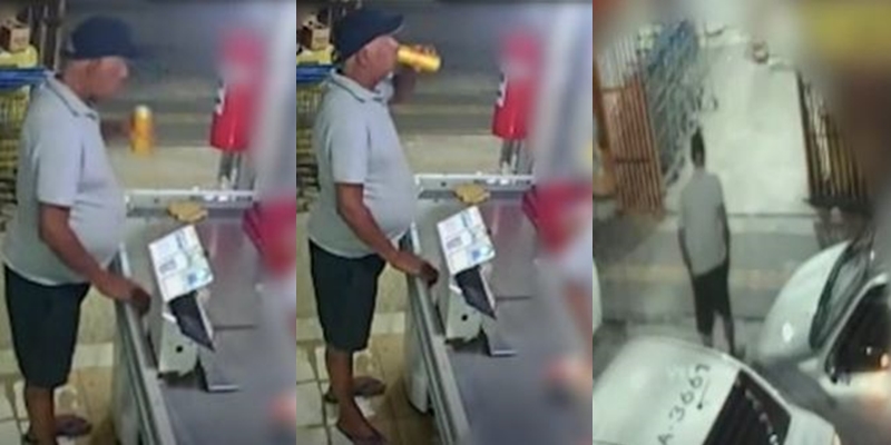 suspeito de matar Nazaré bebe cerveja próximo ao local do crime, no Acupe de Brotas