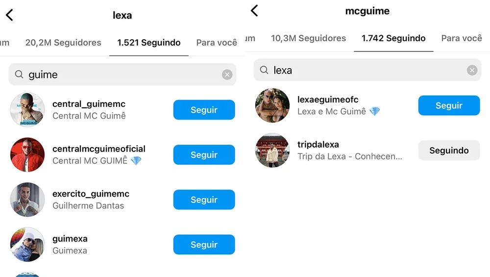 lexa e guimê