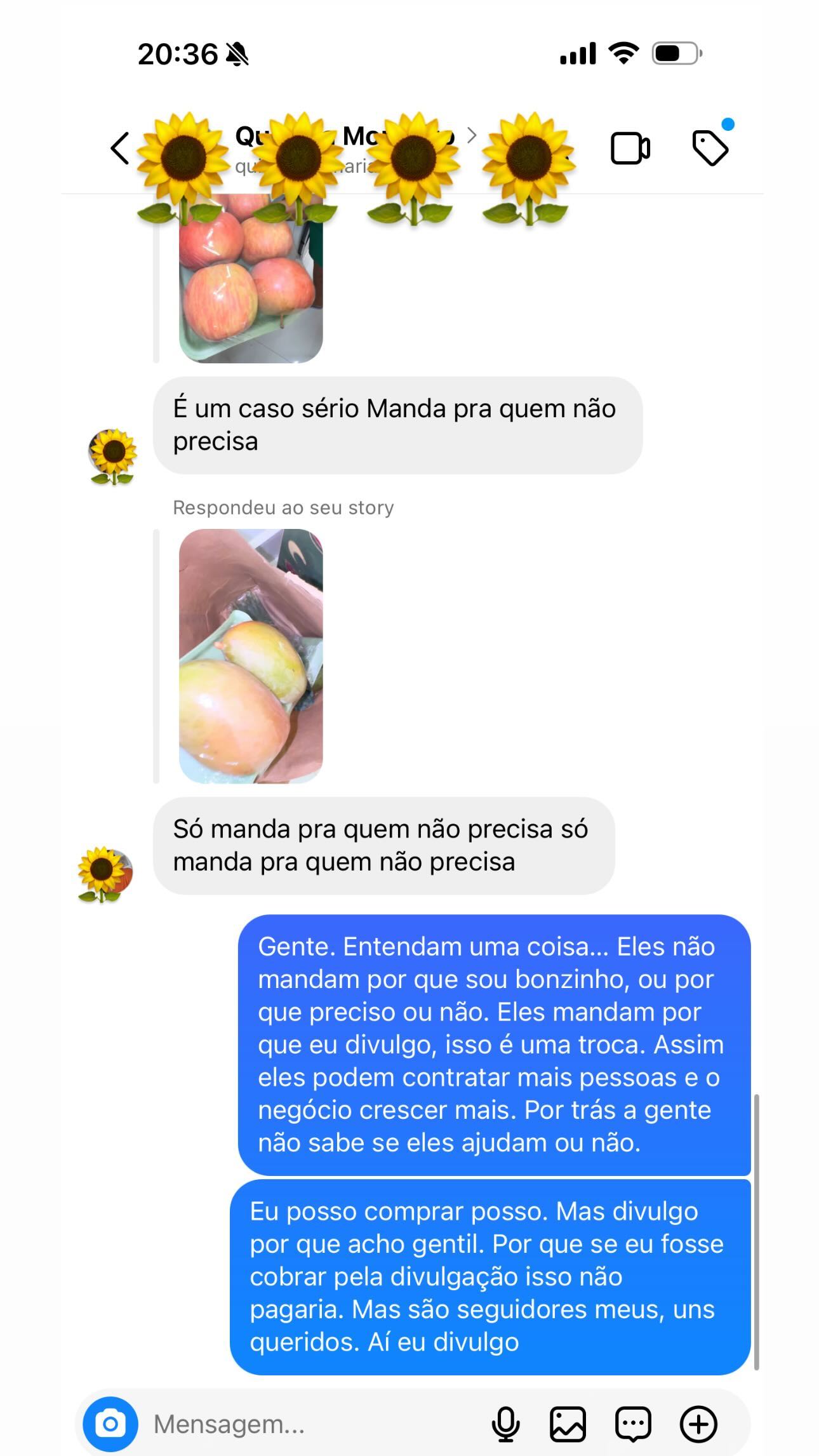 mensagem carlinhos maia
