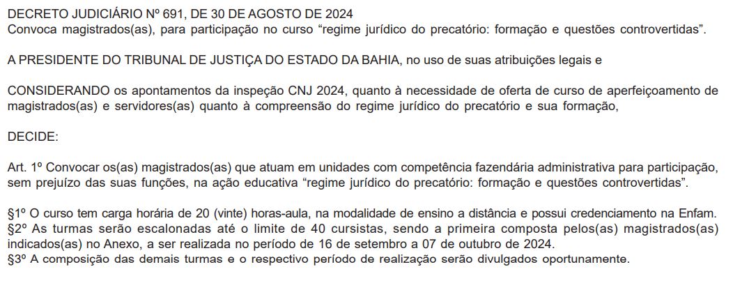 Decreto Judiciário