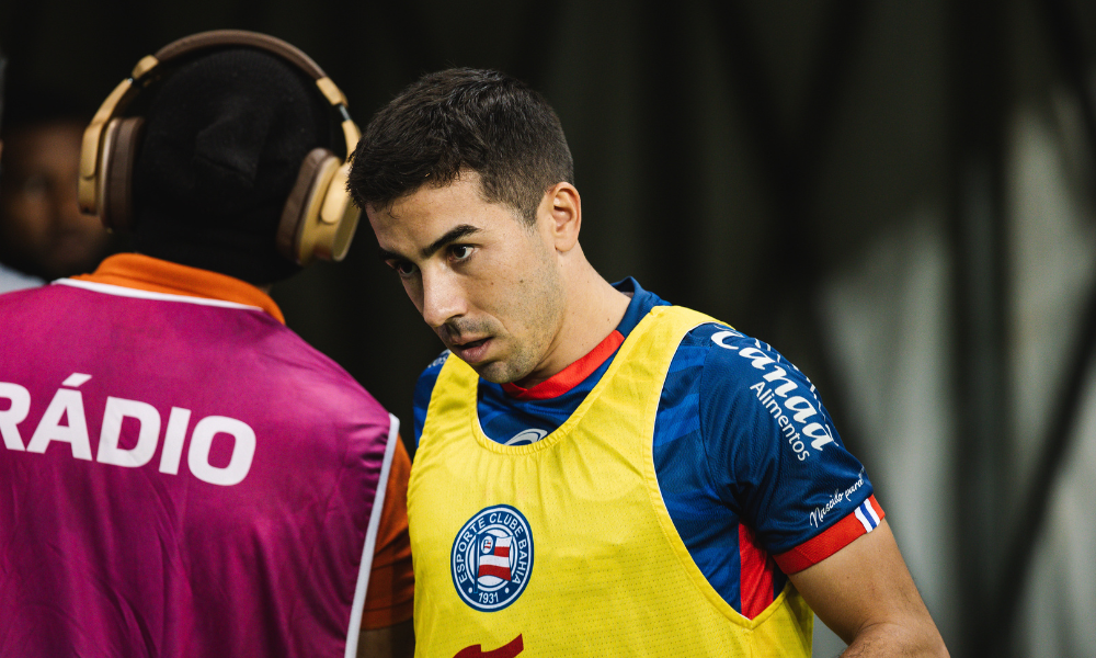 Carlos De Pena, no jogo contra o Botafogo, na Fonte Nova