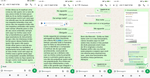 Prints - Conversas WhatsApp
