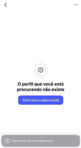 Perfil desativado