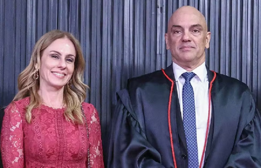Viviane e Alexandre de Moraes