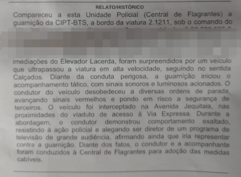 boletim de ocorrência